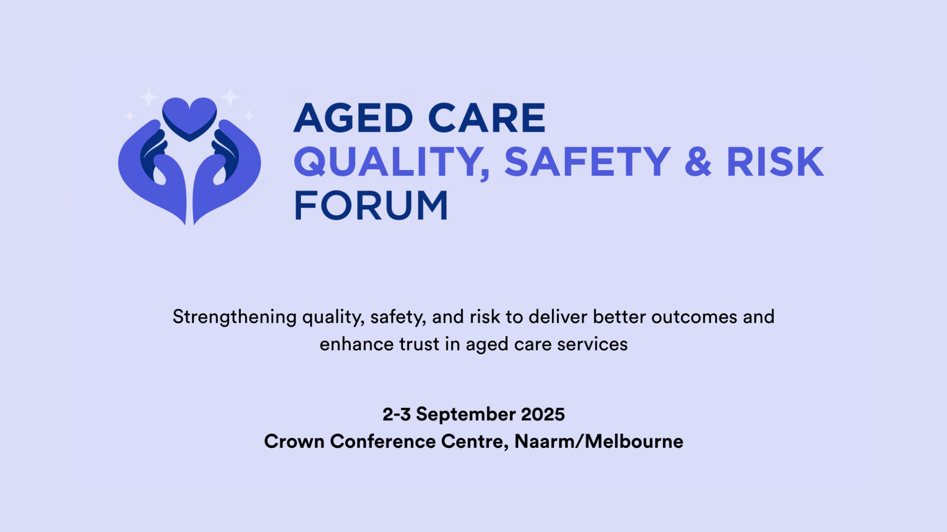 Novo3 Exhibiting at the Aged Care Quality, Safety and Risk Forum 2025